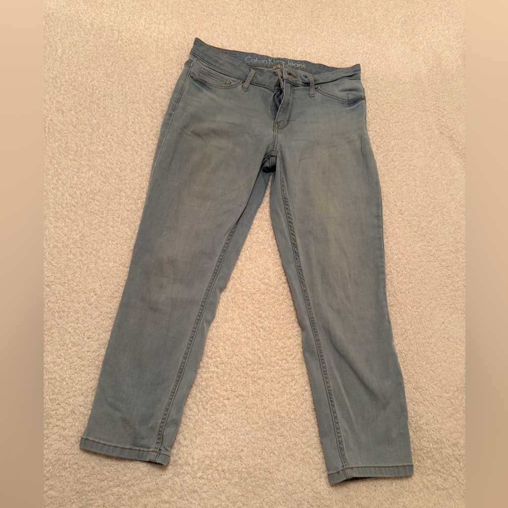 Calvin Klein Capri Jeans Light Wash